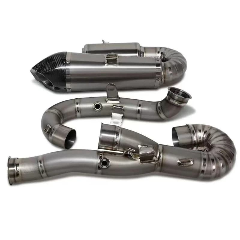 Titanium exhaust system, top-of-the-line version