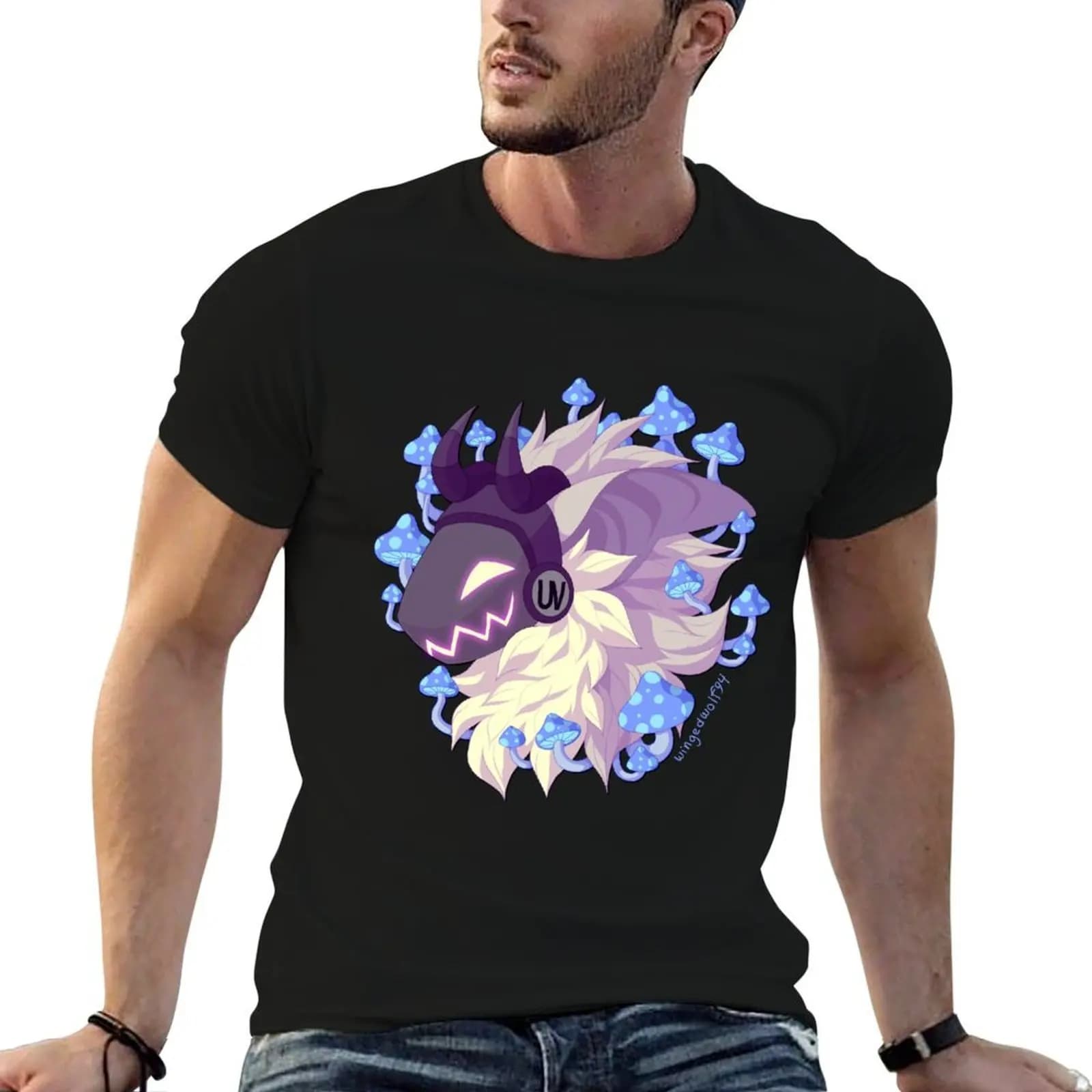 Protogen Mushrooms T-Shirt plus size clothes animal prinfor boys funny t shirts men