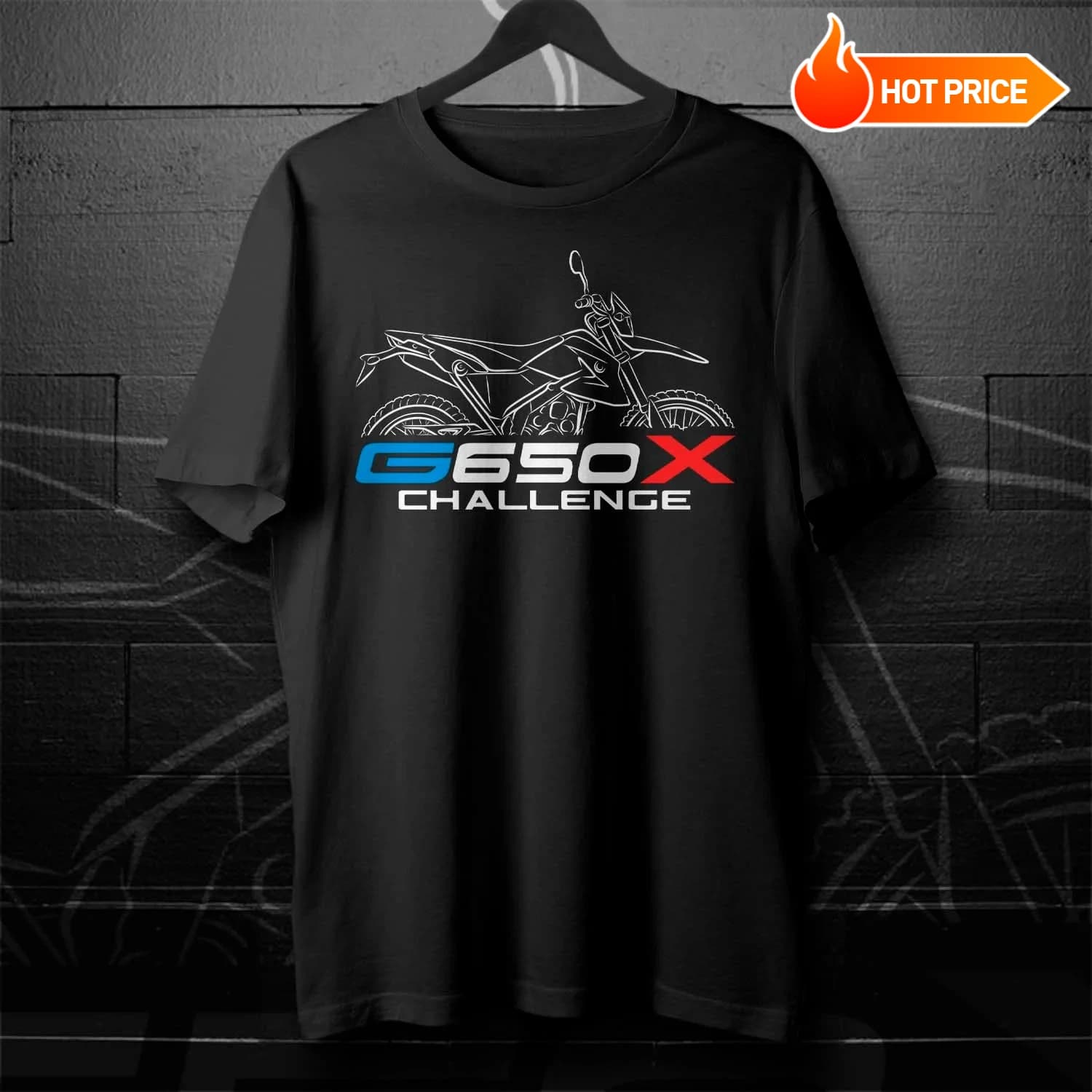 Retro German Motorcycle G650 Xchallenge T-Shirt 100% Cotton O-Neck Short Sleeve Summer Casual Mens Tee Rider Streetwear
