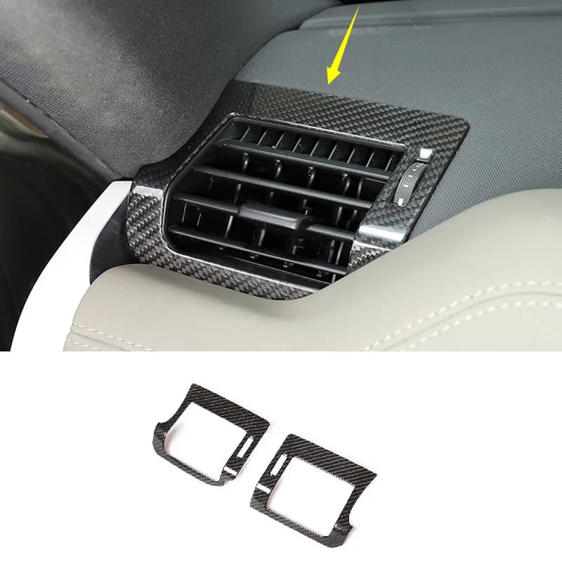 Carbon Fiber Car Side Air Vent Outlet Cover Trim Fit For Land Rover Defender 90 110 2020-2022 LHD RHD