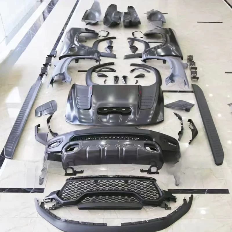 High Quality Old To New Full Conversion Body Kit Front Bumper Hood Fender Pickup Upgrade Mod Parts