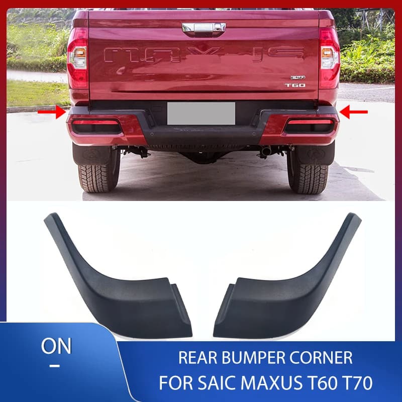 ABS Rear Bumper Corner Plate Rear Bumper Cover Upper Trim For SAIC MAXUS T60 T70 For LDV T60 PRO LUXE TRAILRIDER 2017-