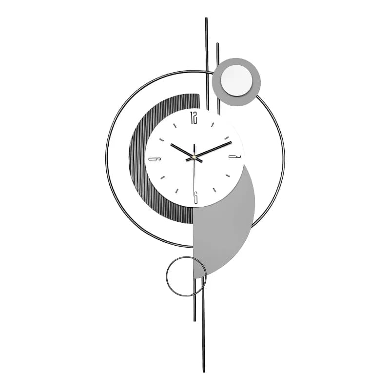 Modern simple dining room decoration clock wall hanging creative clock living room new silent watch