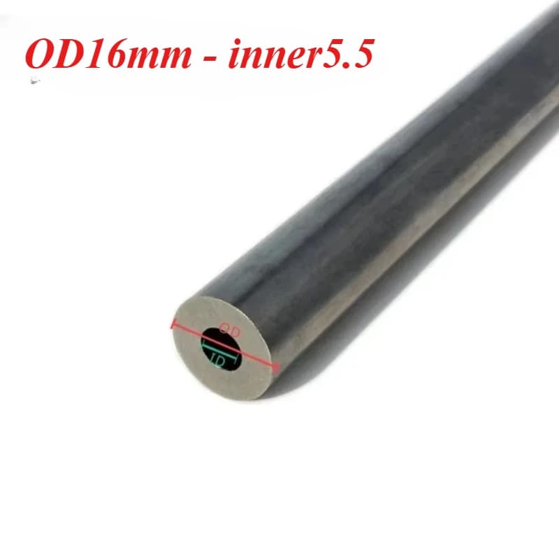 16x5.5mm AISI 42CrMo4 Precision Seamless Tube: Mirror-Finish ID, Quenched & Tempered (Q+T) for Uniform Performance Steel Pipe