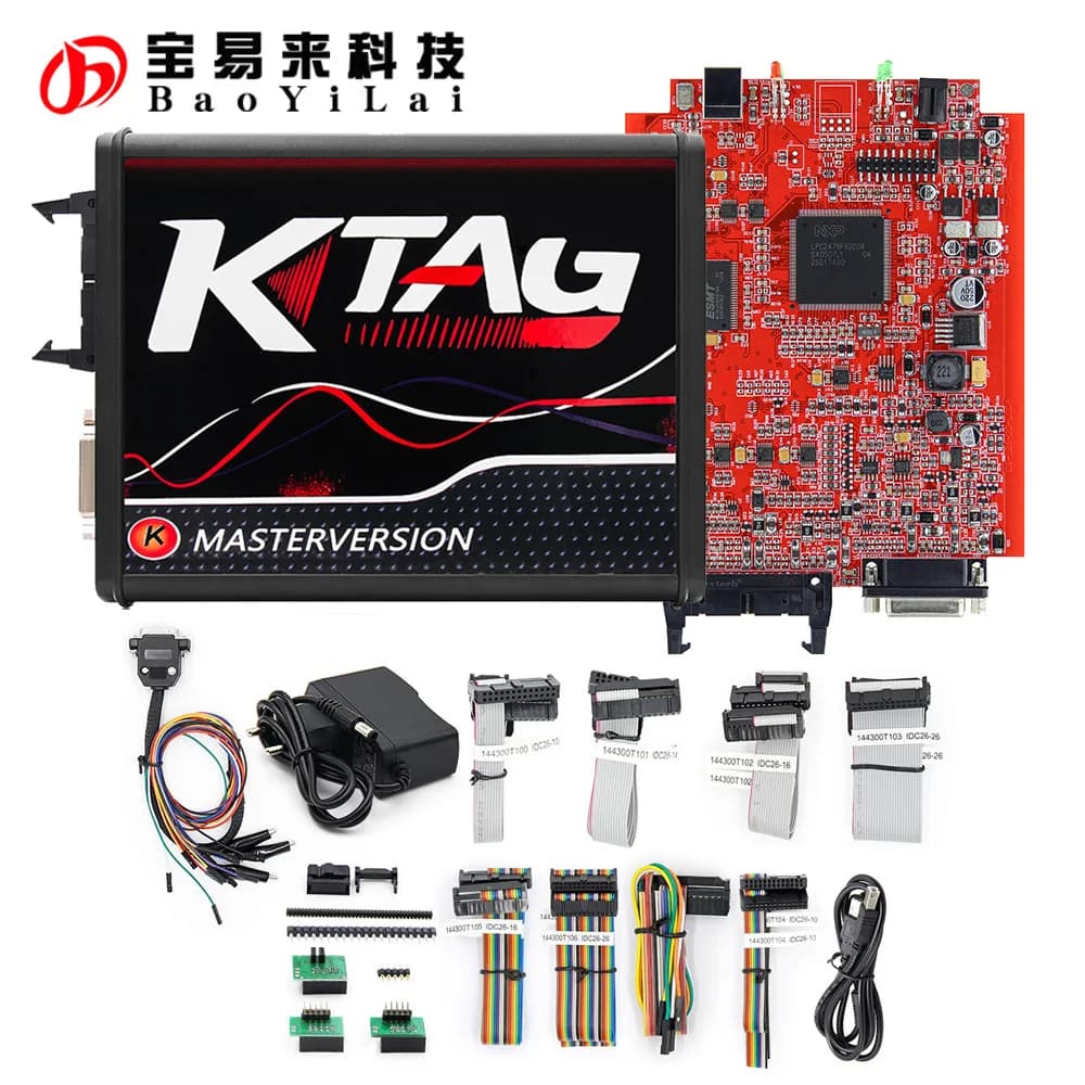 KTAG V7.020 V2.25 Red PCB European Version ECU Programmer Unlimited Points Network Capable