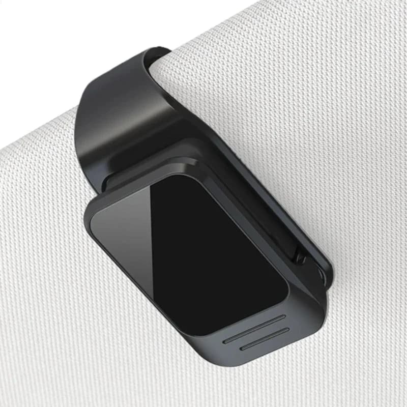 Car Sun Visor Glasses Clip Sunglass Holder with Ticket Card Organizer, Universal Auto Interior Accessory for Truck Travel