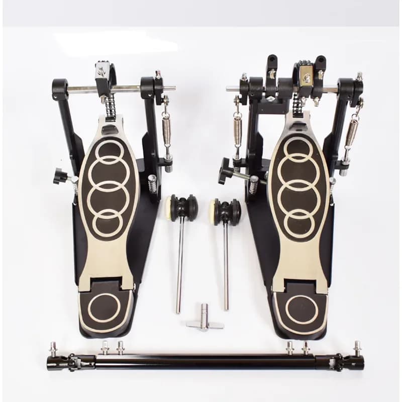 Drum Kit Double Step Drum Kit Drum Set Step Thickened Zinc Aluminum Alloy Pedal Double Chain Tread Hammer Double Step