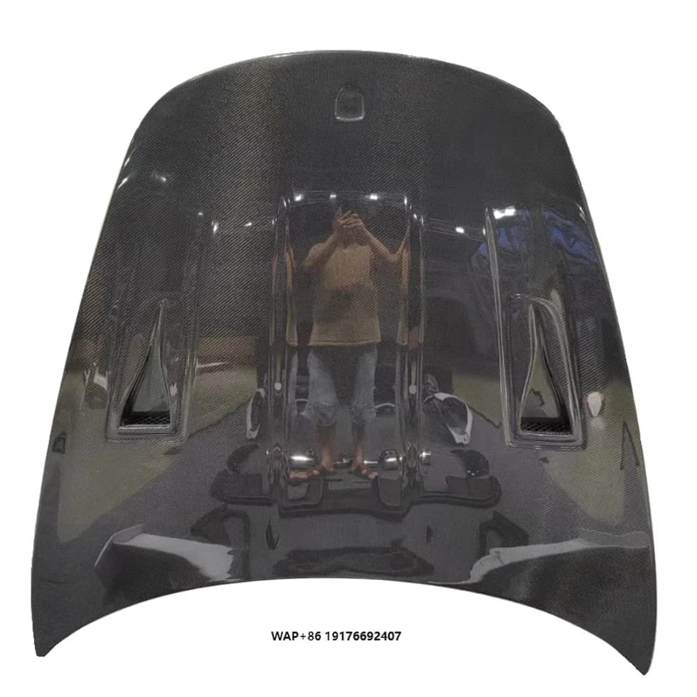 For 718/981/982 Upgrades RS Model with High-quality Dry Carbon Fiber Engine Hood and Hood Surround