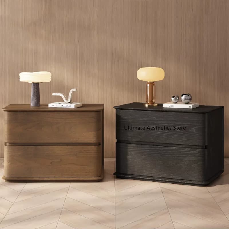 Modern Luxury Bedside Table Elegant Aesthetic Design Storage Night Table Delicacy Simple Mesa De Noche Bedroom Furniture