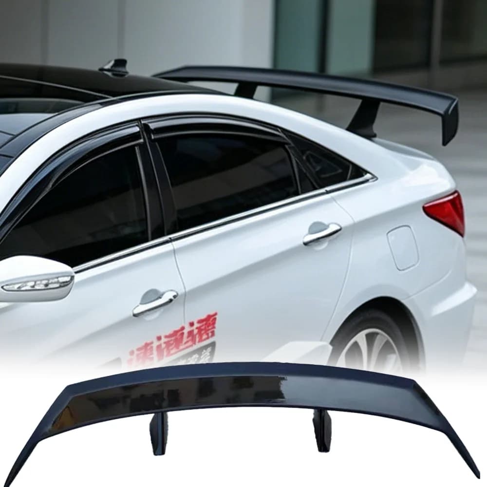 For Langdong Elantra Sonata sedan, universal 100% genuine carbon brazing rear spoiler modification kit for rear trunk spoiler
