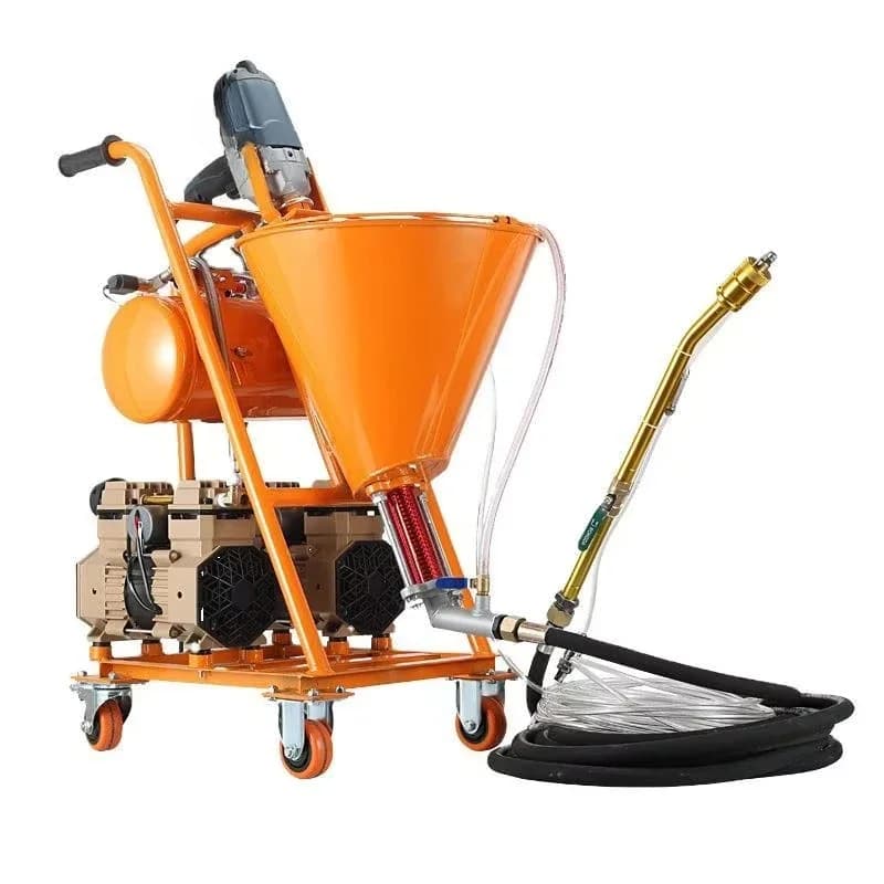 220V/380V Power High Efficiency New High Pressure Airless Engine Cement Mortar and Paint Putty Sprayer