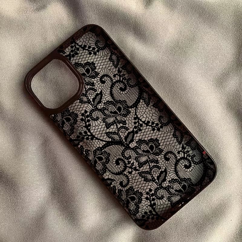 Vintage Floral Lace Pattern Phone Case for Redmi Note 13 14 11 12 Pro Plus 5G Redmi 14C 13C 12C 4G Shockproof Protective Cover