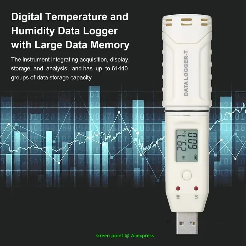 Digital Micro Data Logger Thermohygrometer Temperature Logger USB Interface GM1366