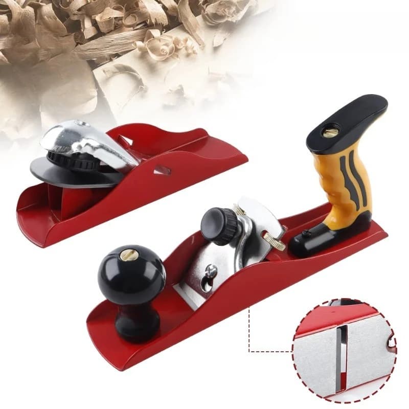 2PCS Wood Hand Planer Set Carpenter Specific Tools for Trimming Plane Detachable Woodworking Deburring Planer DIY Model Making