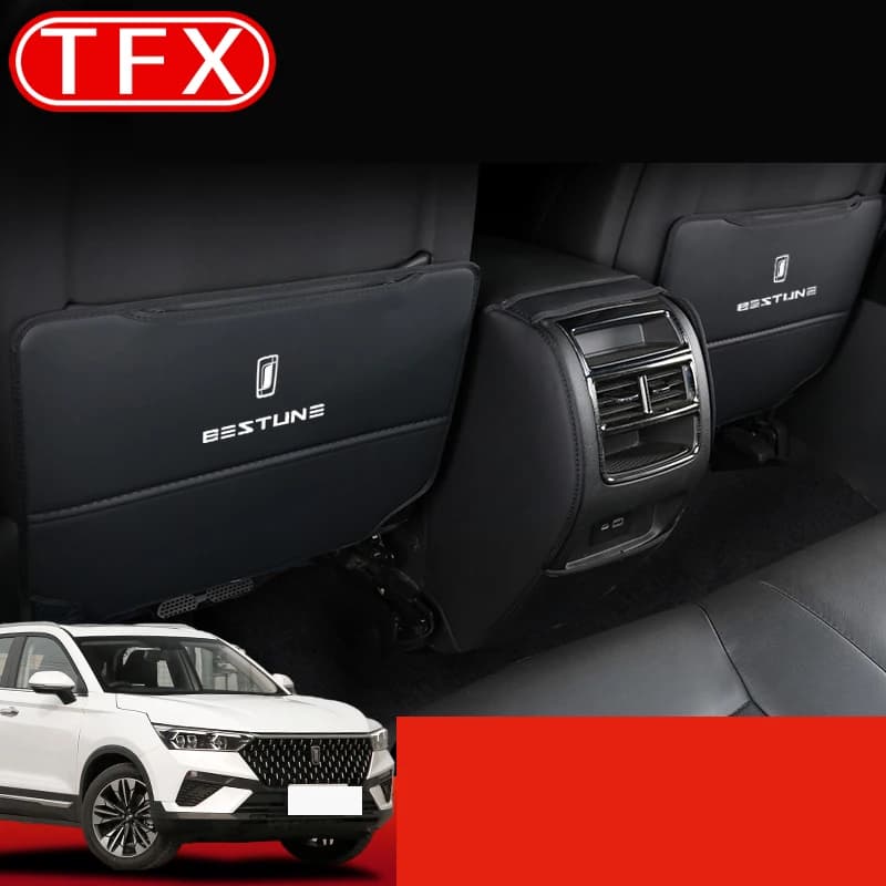 For Faw Bestune T77 2018-2023 Car Seat Anti Kick Pad Interior Center Armrest Box Rear Seat Protective Cushion Auto Accessories