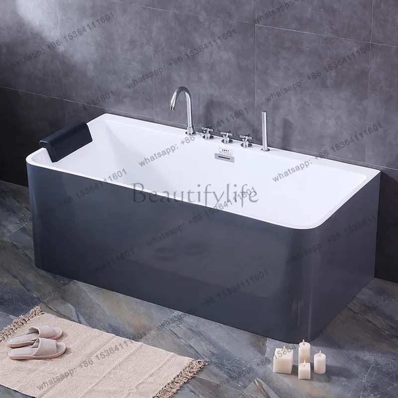 Thin edge household small size small apartment 1.1-1 meters acrylic bathtub