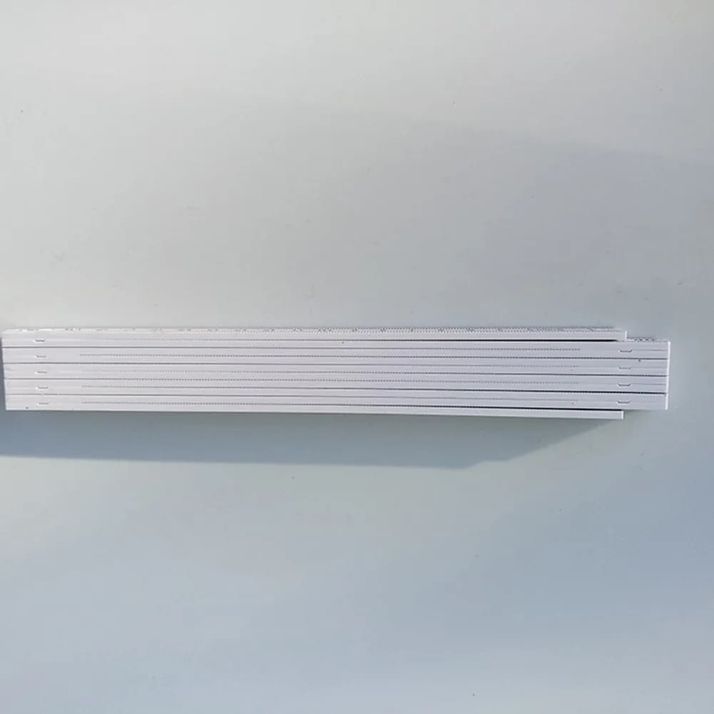Slide Folding Ruler Ten-Parts Up 2Meters ABS Plastic Double Sided Fold Folding For Carpenter Measurements Ruler High Quality