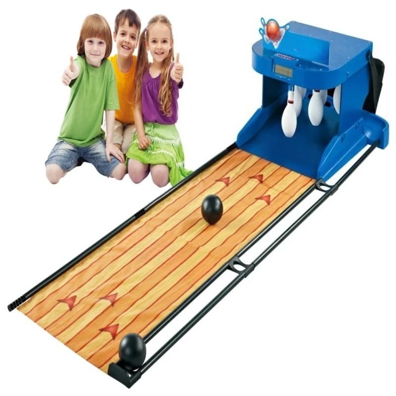 Electronic scoring electric bowling double indoor parent-child ball game