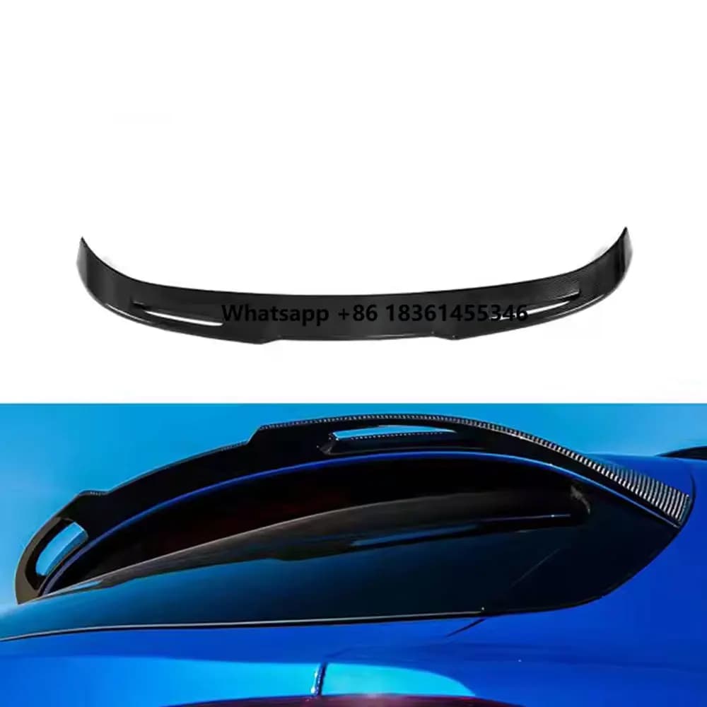 for Romeo Stelvio Quadrifoglio 2017 2018 QV Carbon Fiber Rear Roof Spoiler