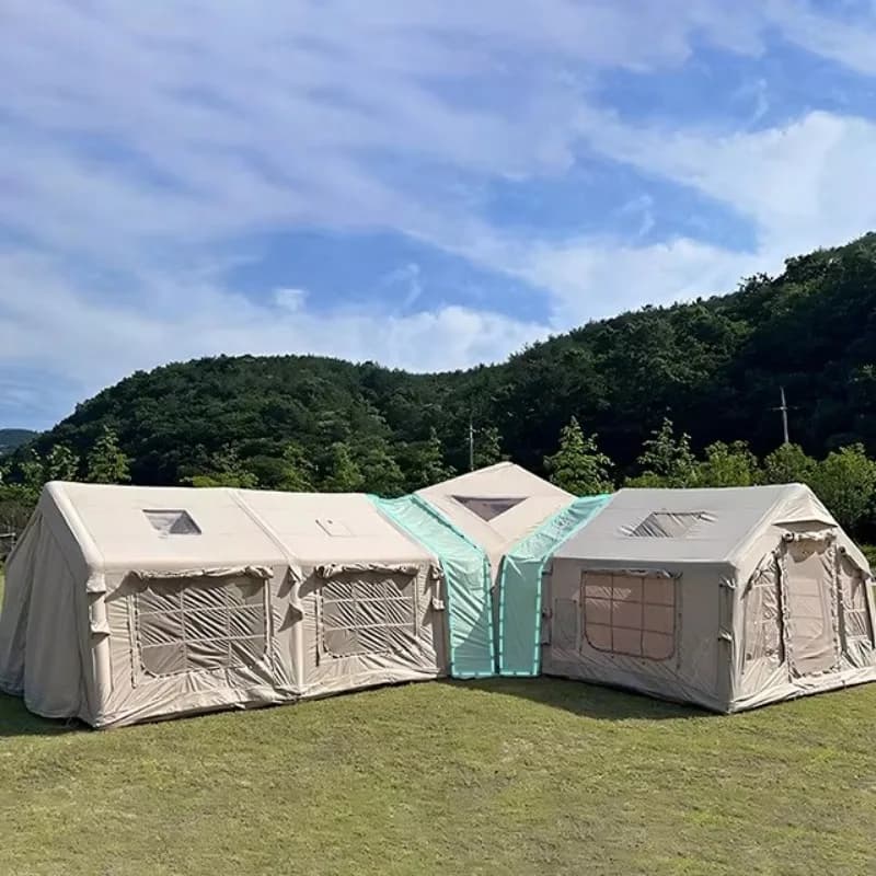 Outdoor camping, dome tent connection cloth tent connection