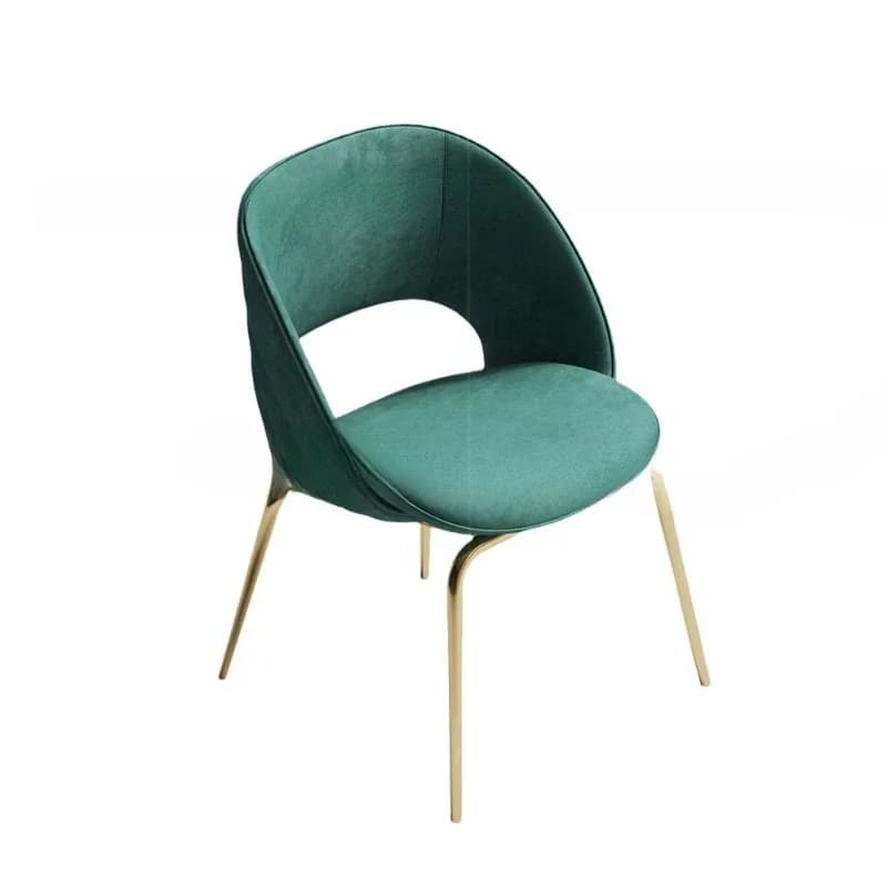 Dining Chair High-grade Metal Back Stainless Steel Commercial Banquet Wedding Chair