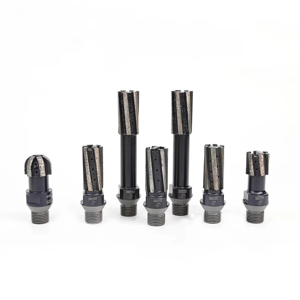 Diamond CNC Finger Bits 1/2 Shank Granite Marble Quartz Sink Hole Cutting Drilling and Milling Router Bit