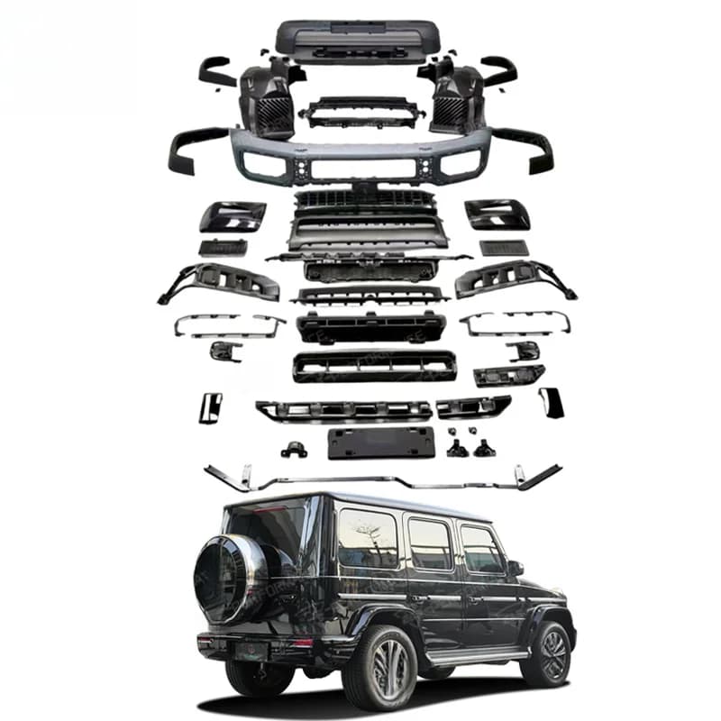 High Quality Wide Body Kit With Bumper For G Class W464 W465 G350 G450 G500 G550 G63 Exterior Upgrade Parts