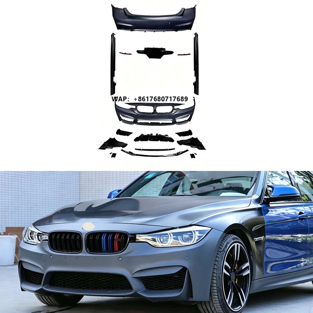 Body kit for  3-series F30 2013-2019 Upgrade M3 Body Kit Front Bumper Side Skirt Car Bumper