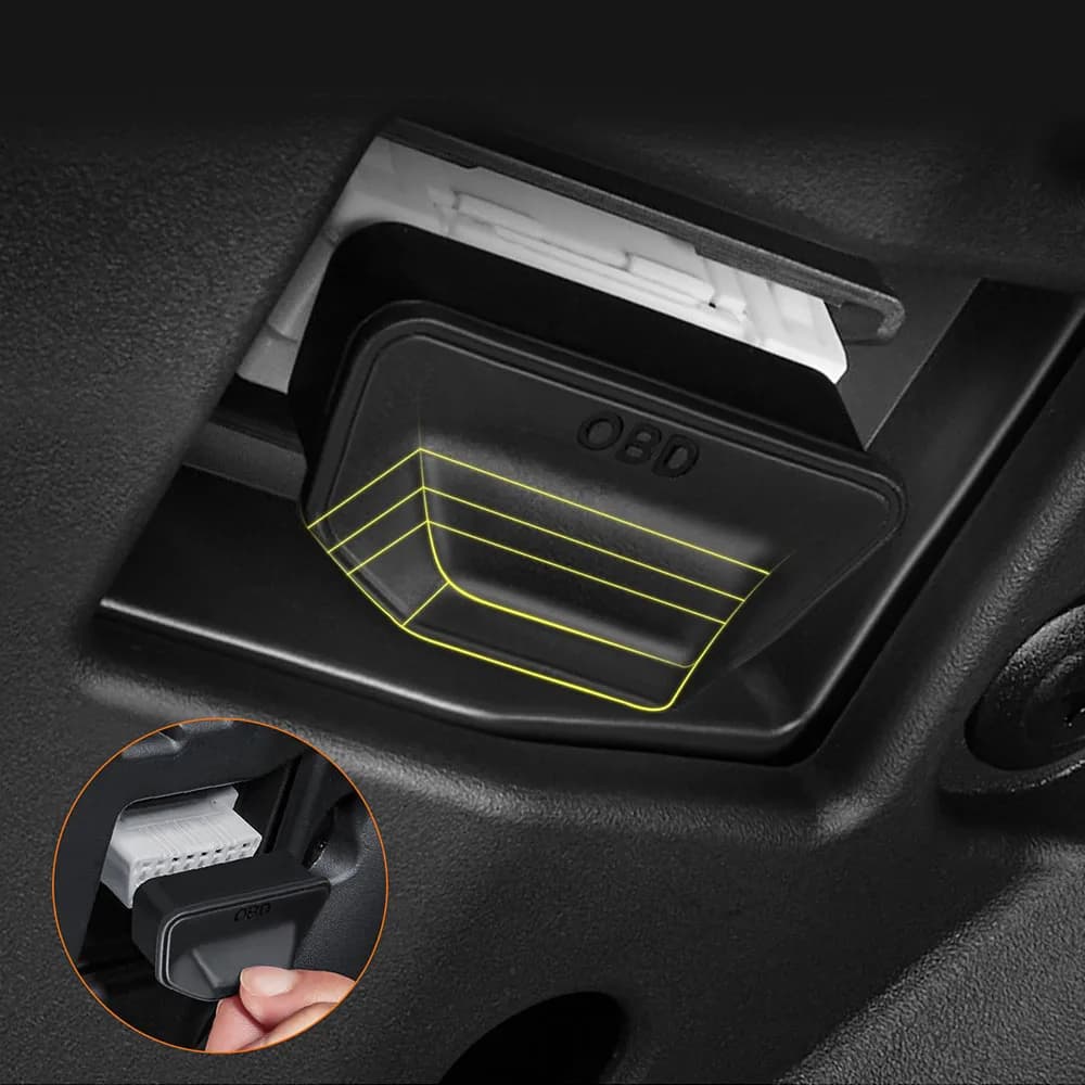 Special OBD Interface Protective Cover Interior Modification Accessories Fit For ZEEKR 8X Silicone Dust Cover