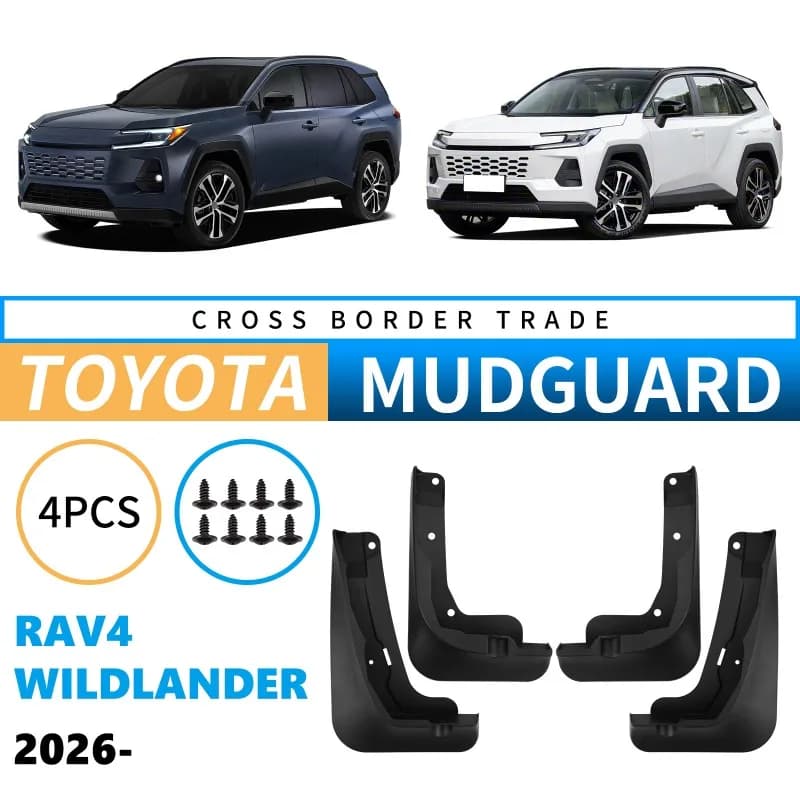 Auto Mudguard For Toyota RAV4 XA60 Wildlander Accessories 2026 Car Front Rear Splash Guard Mudflaps Fenders Mudguards