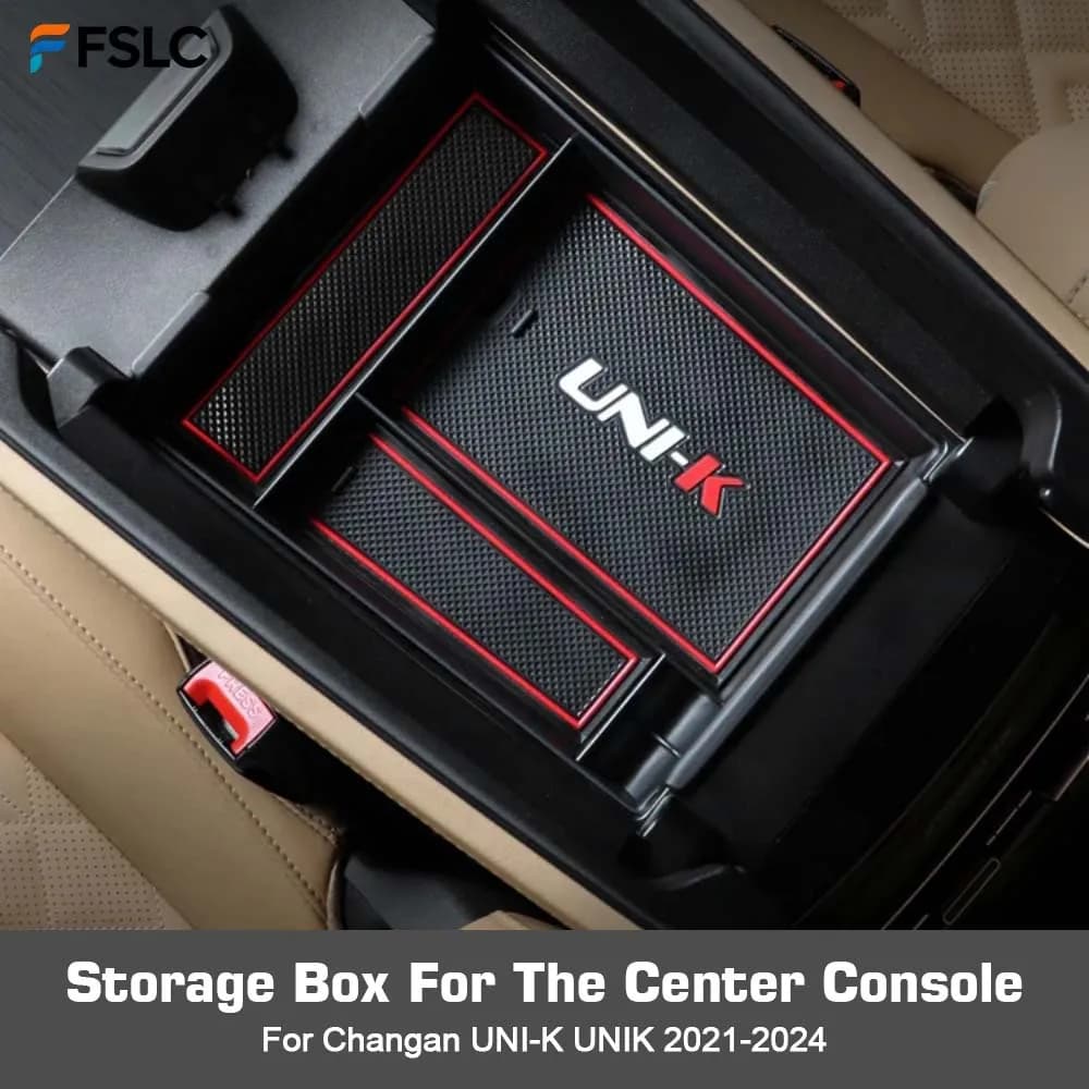 ⭐Genuine⭐ For Changan UNI-K UNIK 2021-2024 Car Styling Center Console Organizer Armrest Storage Box Auto Storage Box Interior