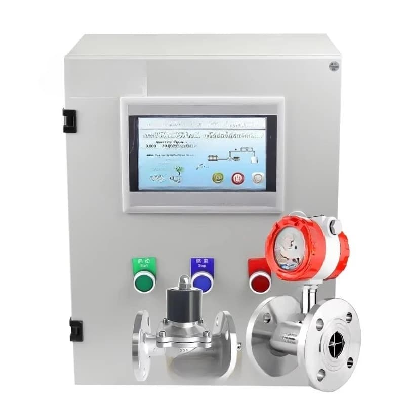 Filling Control System Flow Controller Liquid Water Automatic Filling Water Liquid Touch Screen