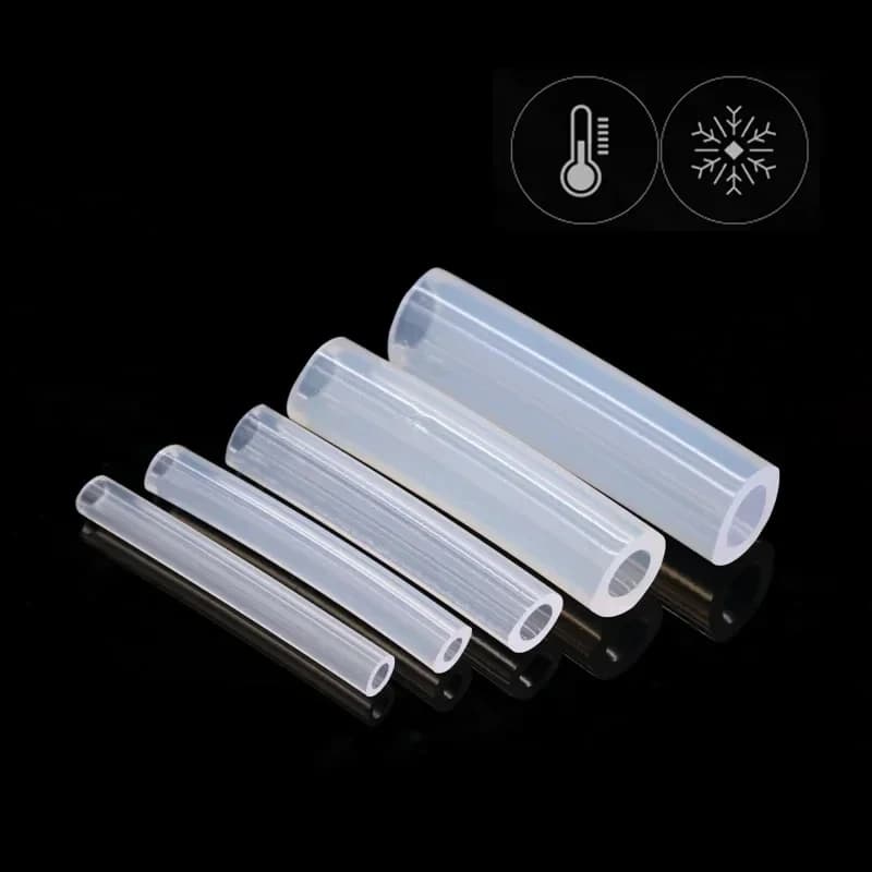 Flexible Silicone Tube 1M Food Grade Silicone Rubber Hose Transparent