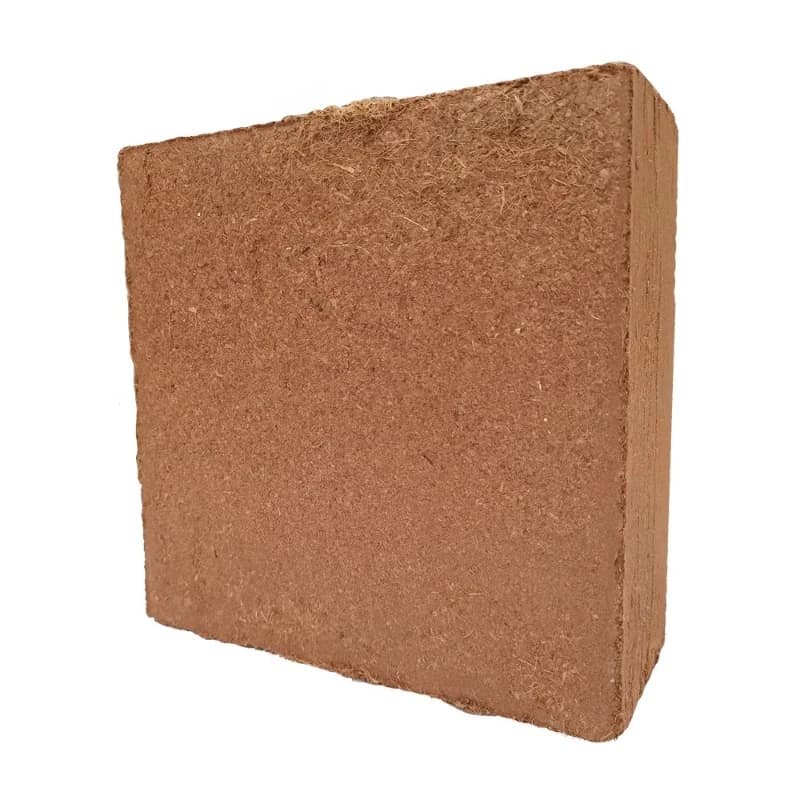 Hydroponic soilless culture substrate for growing flowers and vegetables Low-salt compressed coconut bricks