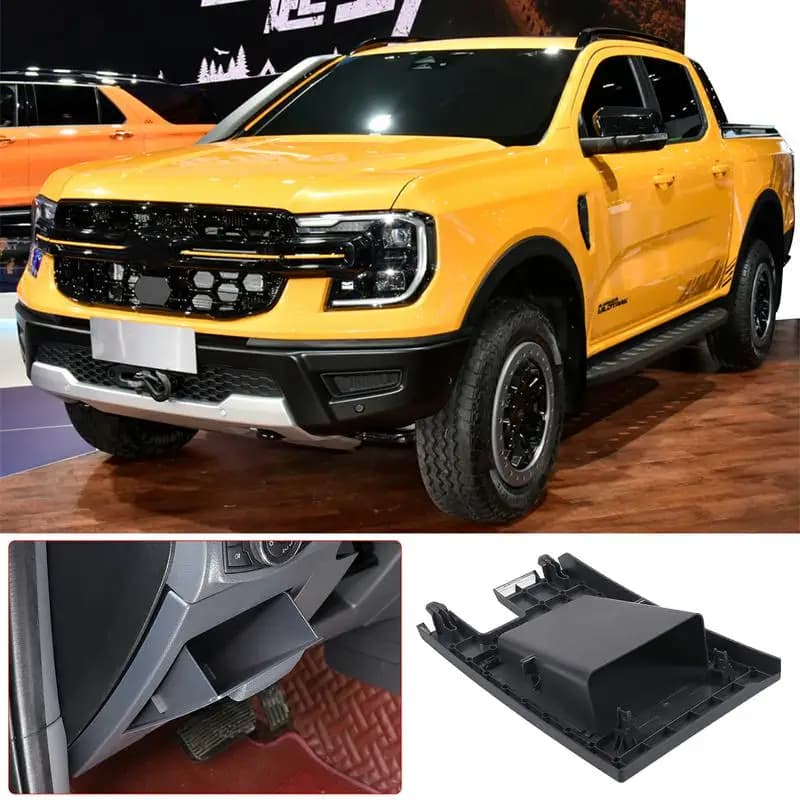 Driving Position Fuse Storage Box Hidden Storage Box Armrest Hidden Storage Box Organizer Box For Ford Ranger T7 T8 2015-2021