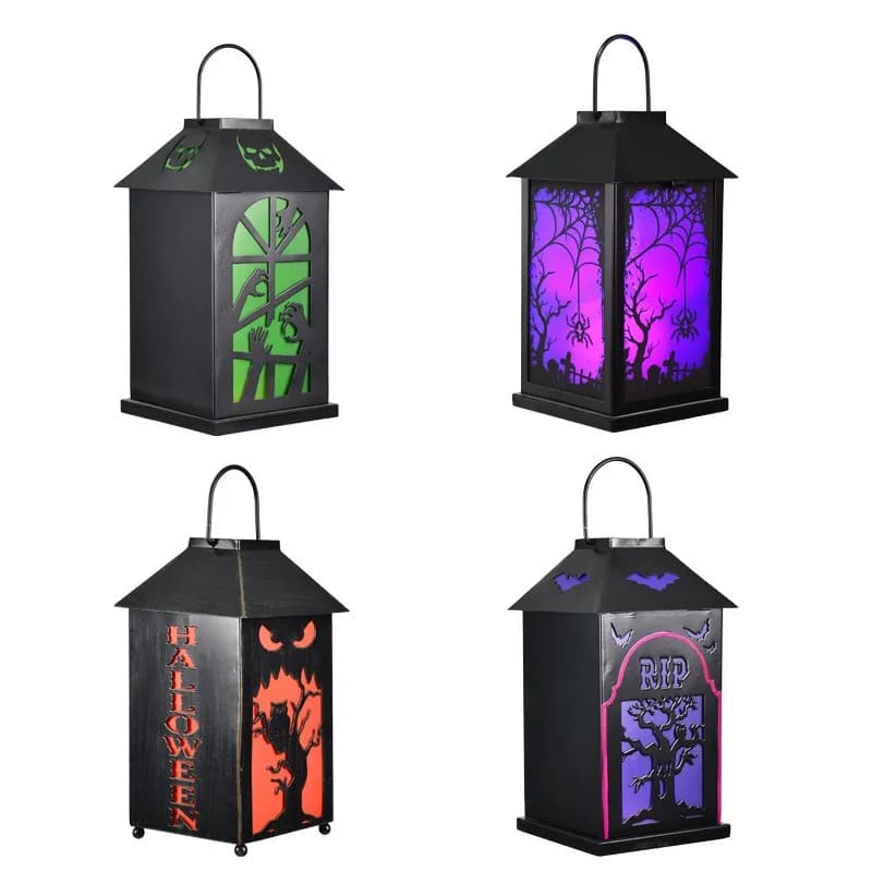 Decorative night lights, creative Halloween wind lanterns, kindergarten children's holiday gifts, wind lanterns