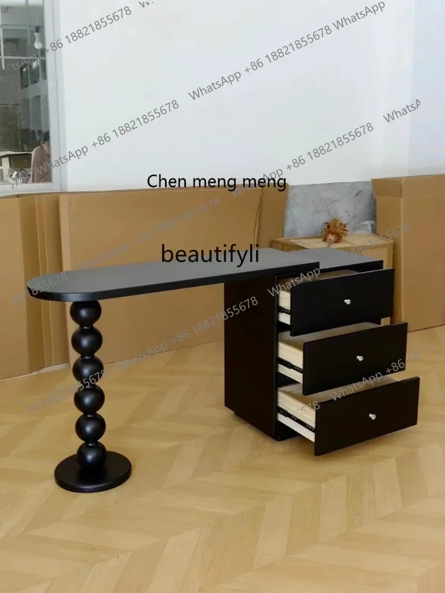 D178 French Dresser Chest of Drawers Integrated Retro Master Bedroom Corner Makeup Table Home Bed Front Cabinet
