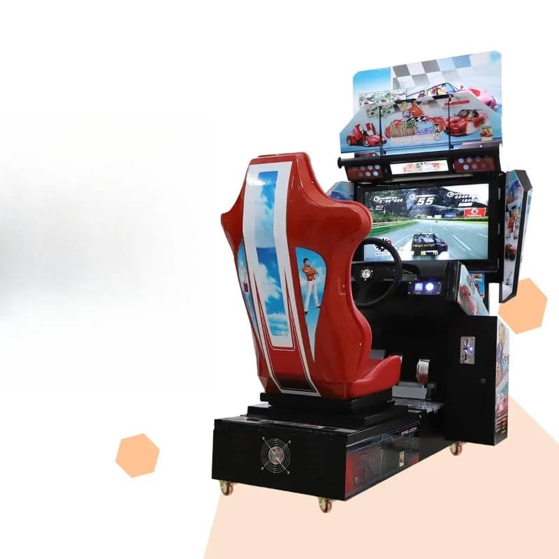 Video game city racing machine high definition around the racing game machine large simulation adult entertainment