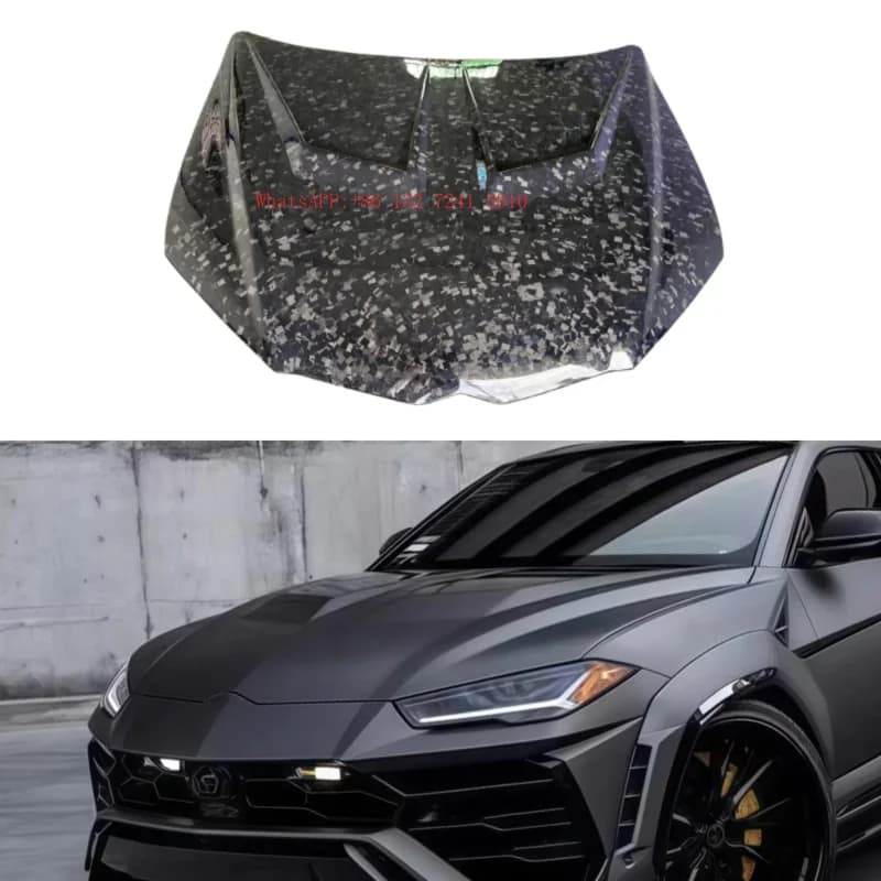 For  Upgrade Style Forged Carbon Fiber Engine Hood Body