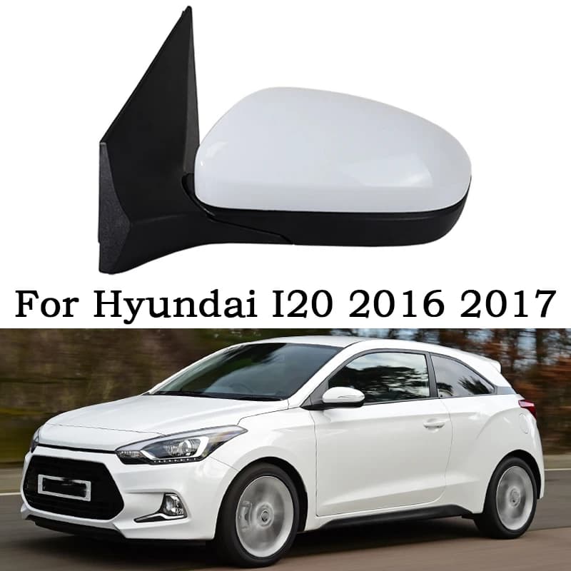Car Rearview Mirror Assembly For Hyundai I20 2016 2017 Auto Electric Folding Turn Signal Heating Lens Adjustment Mirror Assy