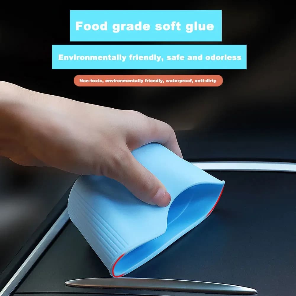 For Tesla Model Y Car Model3 Silicone Round Water Cup Holder Center Console Storage Box Accessories Water Proof Car Coasters