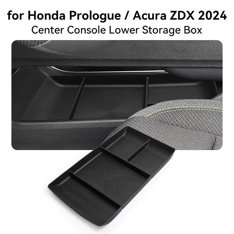 For Honda Prologue Praises ZDX 2024-2025 Car Armrest Storage Box Center Console Multifunctional Organizer Tray Car Accessories