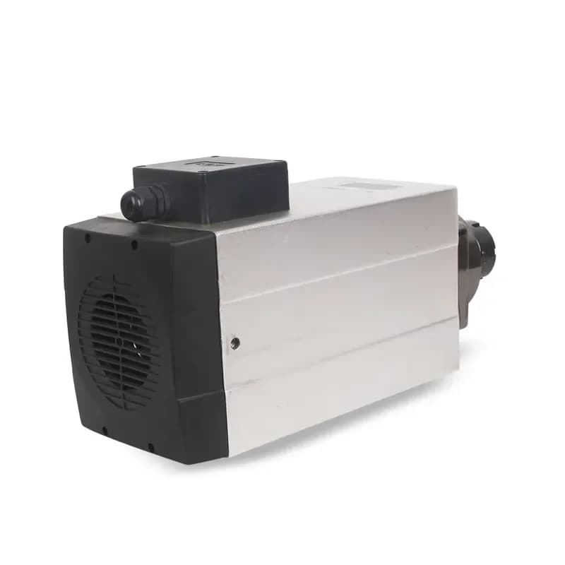 Hot Sale Latest New Model 12kw 12000 Rpm ER40 380V 400 Hz China CNC Router Square Spindle Motor