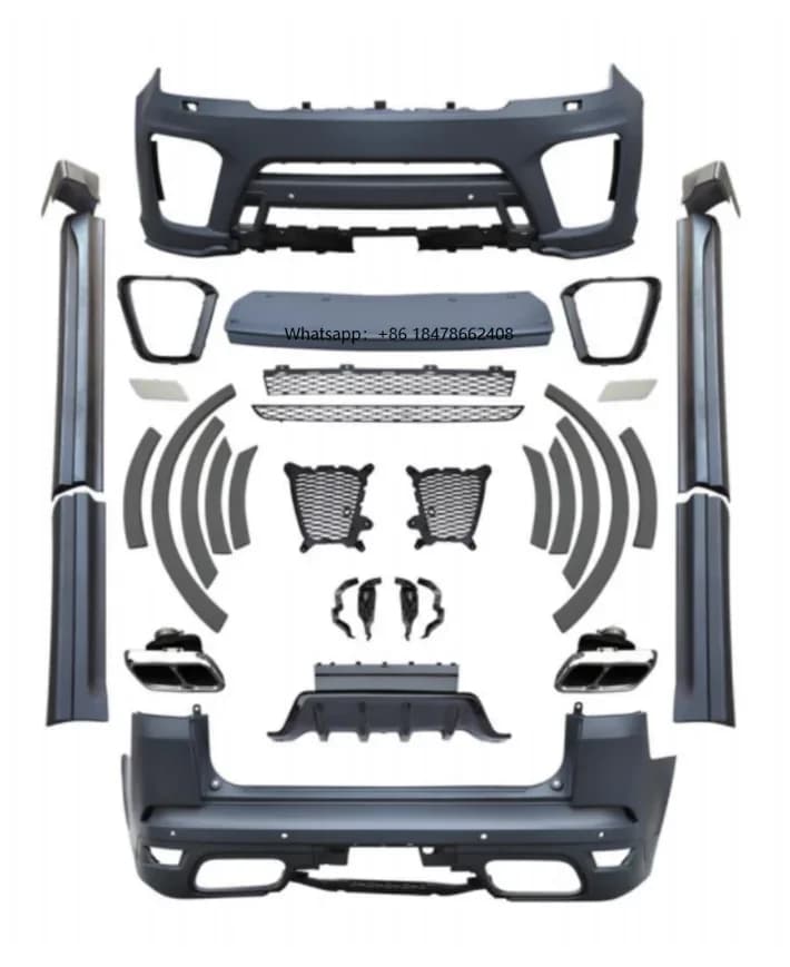 L494 SVR Bodykit for  Range Rover Sport OE 2018 2019 2020 2021 2022 Car Auto Parts Front Rear Bumper Kit