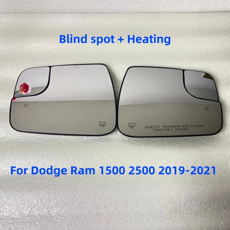 For Dodge Ram 1500 2500 2019-2021 Rear View Mirror, With Blind Spot Detection System 68402095AA 68079362AA Left and Right