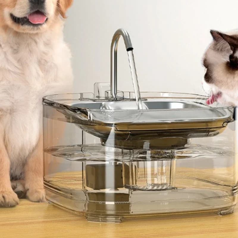 Pet smart water dispenser cat and dog universal automatic circulation flow water dispenser large capacity cat silent water