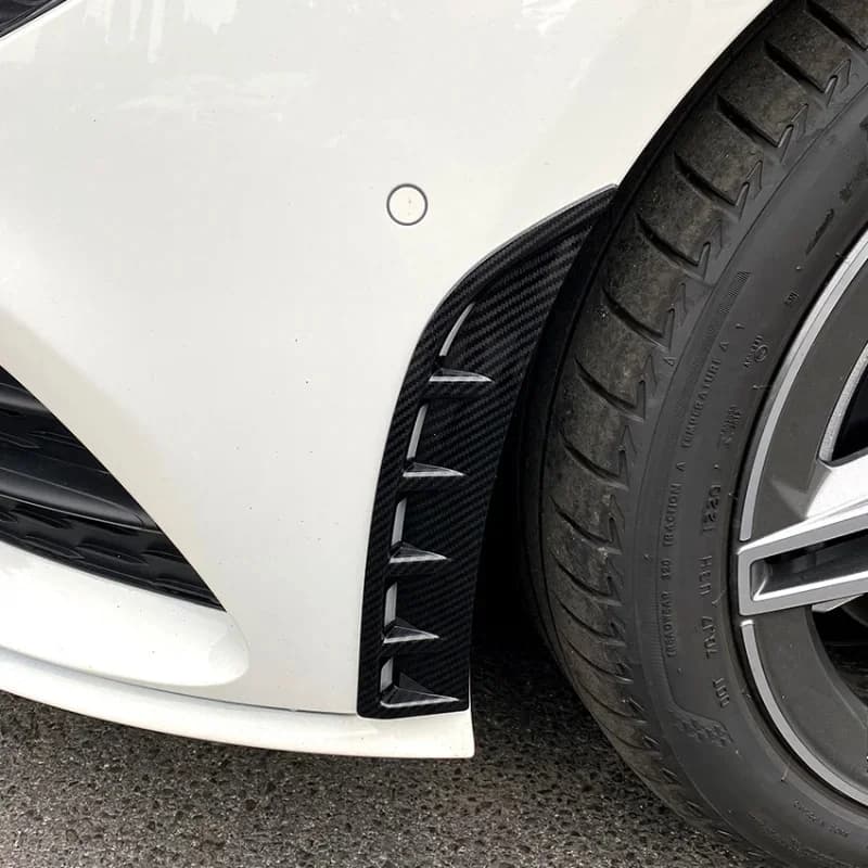 1 pair For Mercedes Benz Accessories CLA C118 CLA250 CLA35 2020-2023 Front Wheel Bumper Canard Side Vent Hood Fender Cover