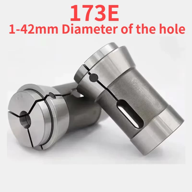 DIN6343 173E Spring Collet Chuck Front Push Fixture Device for CNC Lathe Machine Industrial Tool Clamping