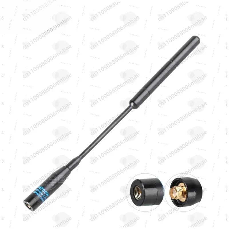 Hand antenna for Harvest SRH700W UV double-segment short goose tube bendable handheld walkie-talkie antenna 21cm