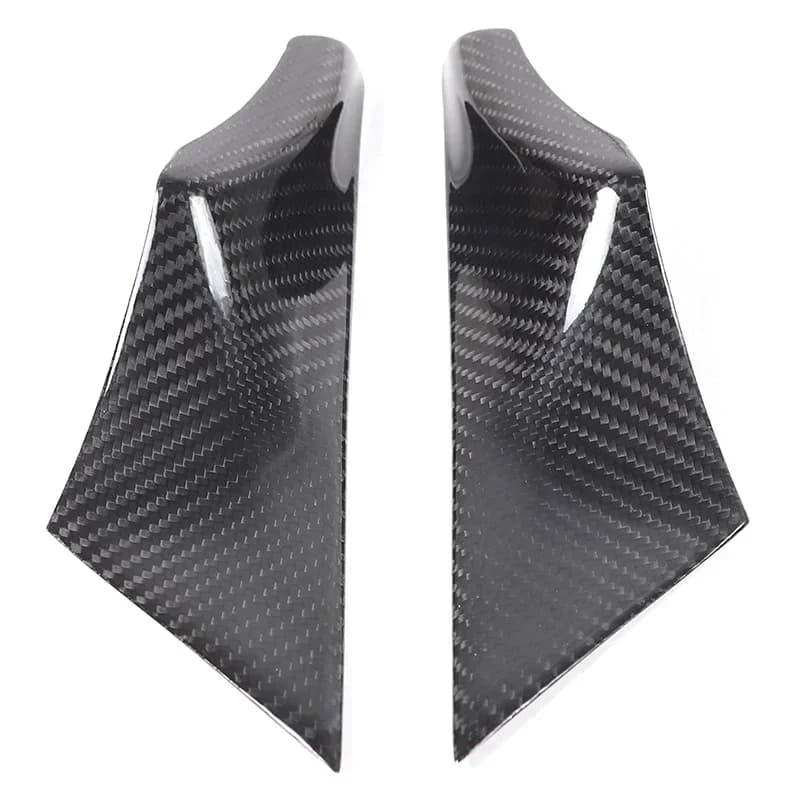 Real Carbon Fiber For BMW 5 Series G60 2024+ Car Door Inner Handle Front Decorative Cover Interior Modification Accessories